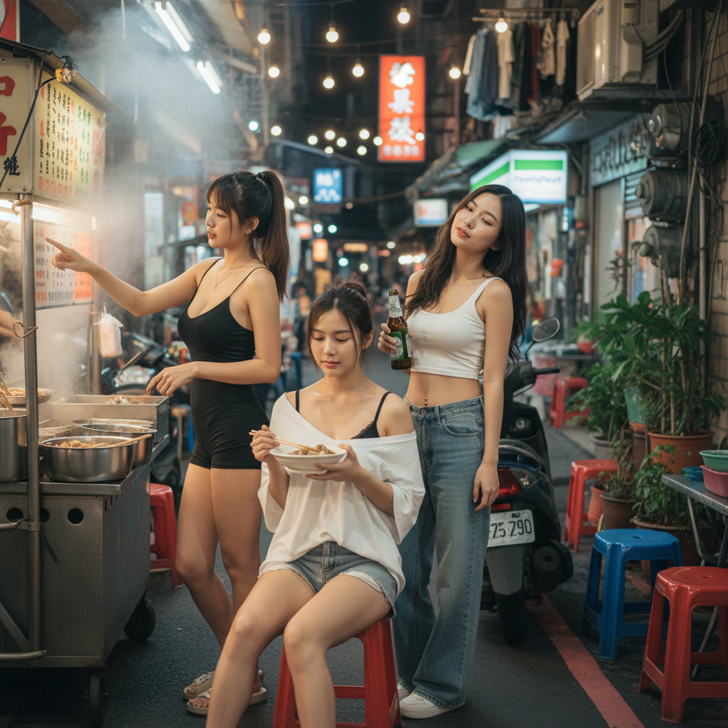 林森北路八條通深夜美食巷弄